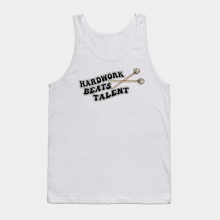 Talented Vibraphonist Playing Vibraphone Mallet Percussion Hardwork Beats Talent Tank Top